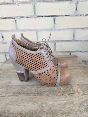Gold Button Heels